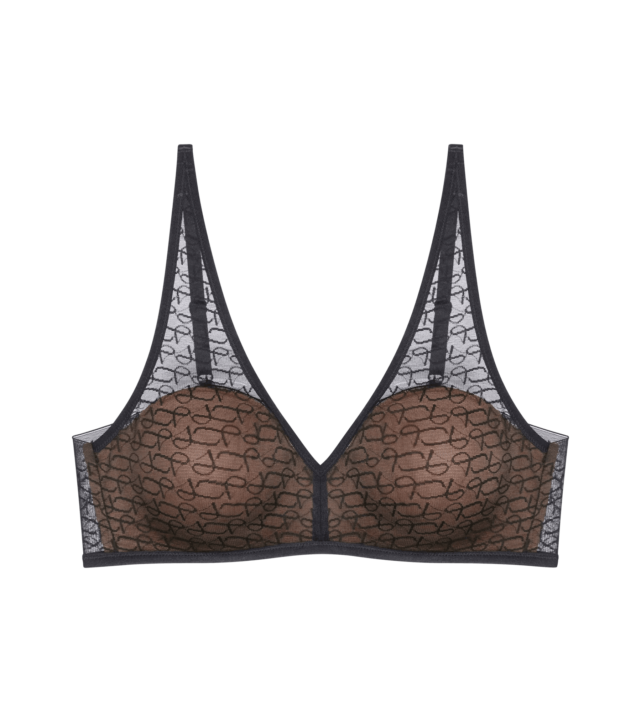 Бюстгальтер без косточек с плотными чашками