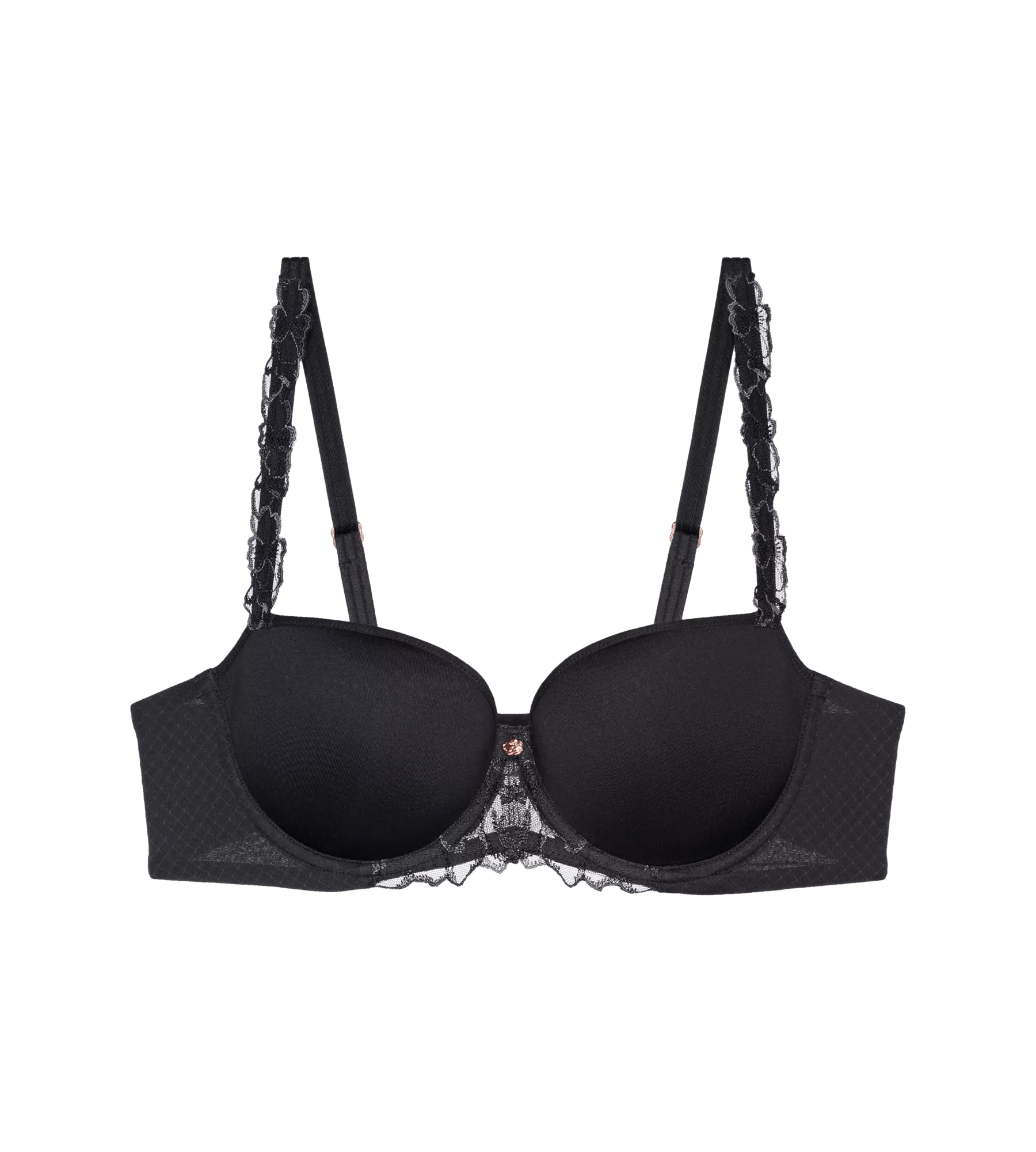 Бюстгальтер с косточками с плотными чашками