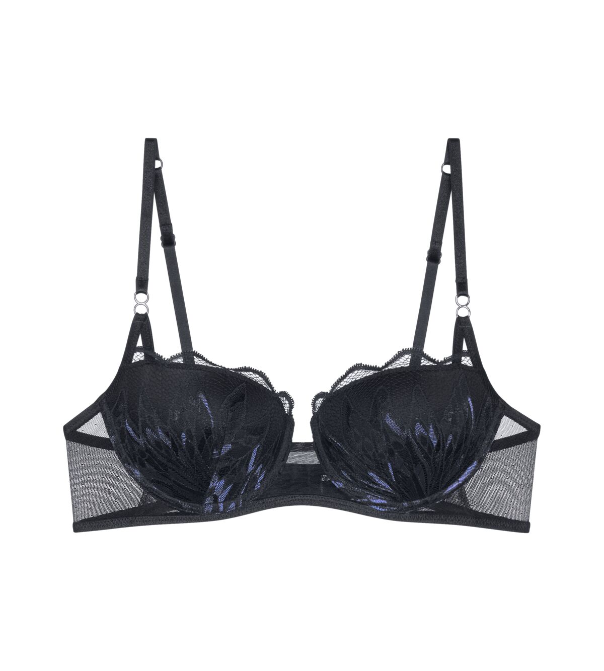 Бюстгальтер с косточками с плотными чашками