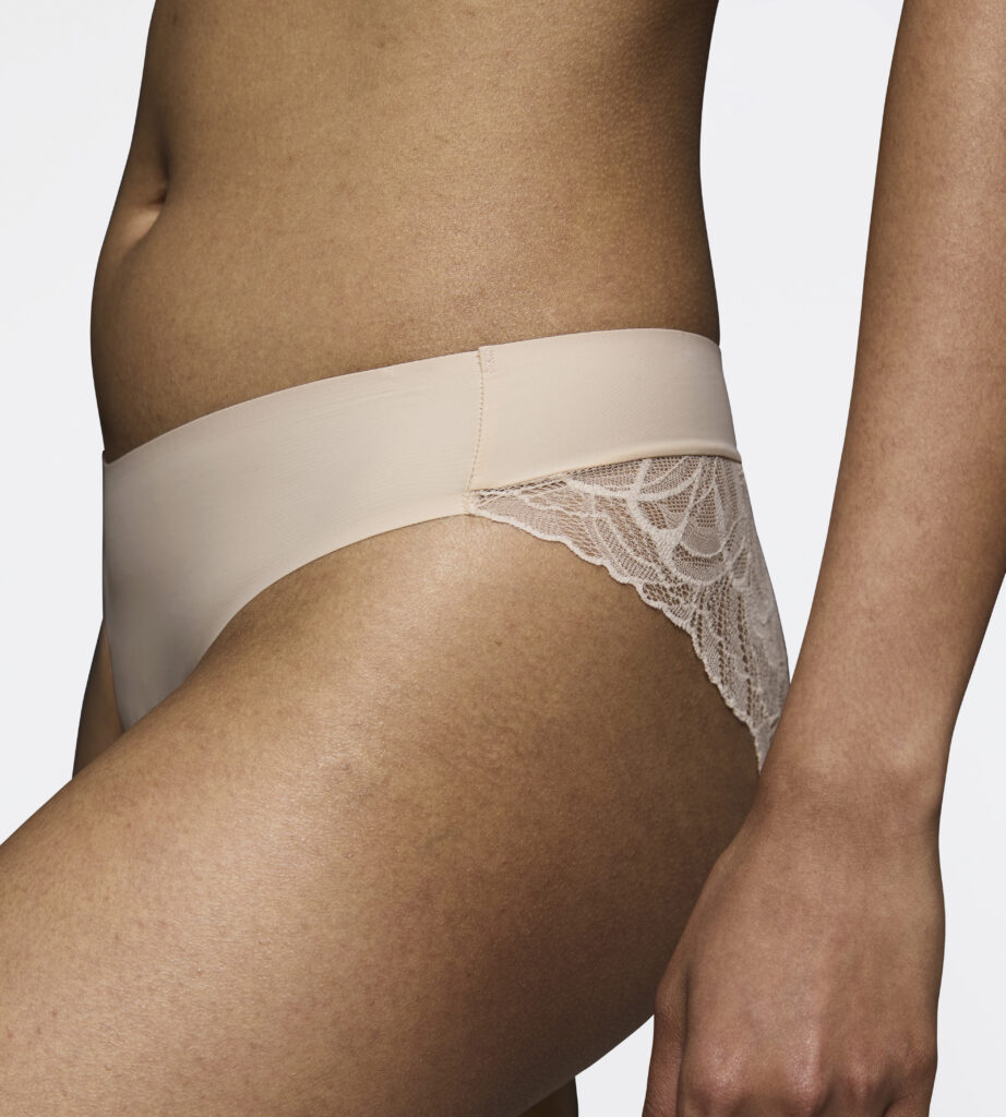 BODY MAKE-UP ILLUSION LAСE HIGHLEG TAI Бежевый