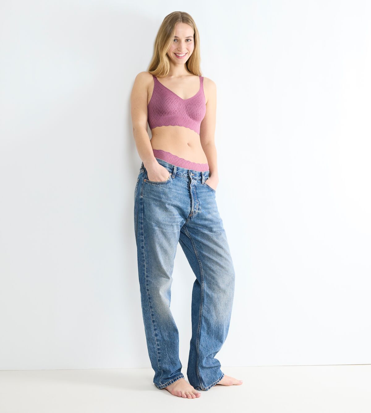 SLOGGI ZERO FEEL BLISS BRALETTE Светло-лиловый