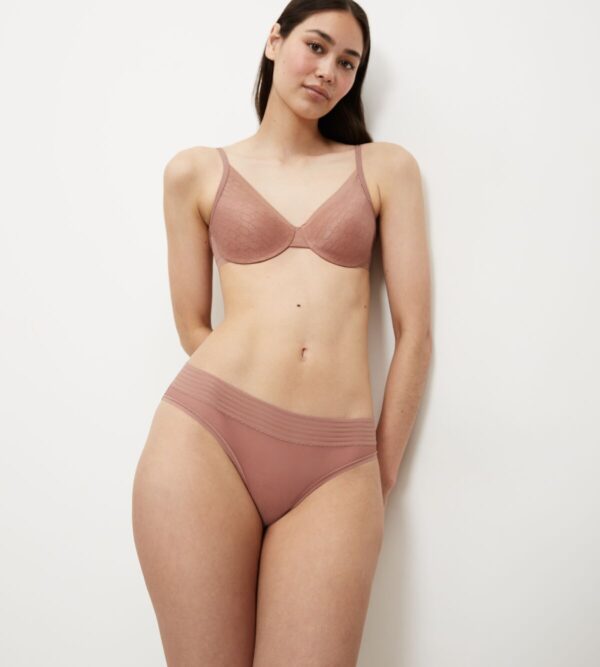 TEMPTING SHEER HIGHLEG TAI Миндальный
