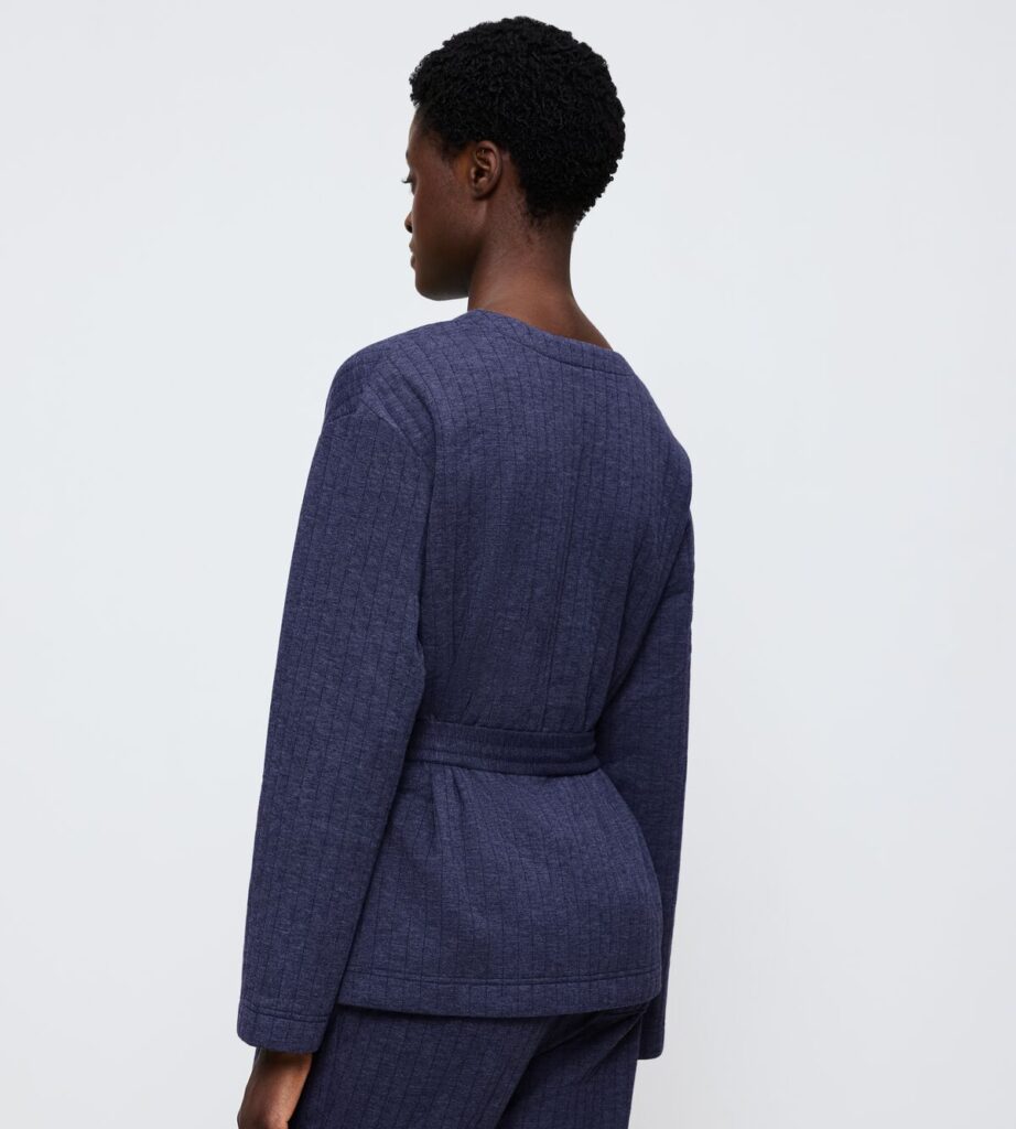 COZY COMFORT COZY COMFORT ROBE TOP QUILTED Синий