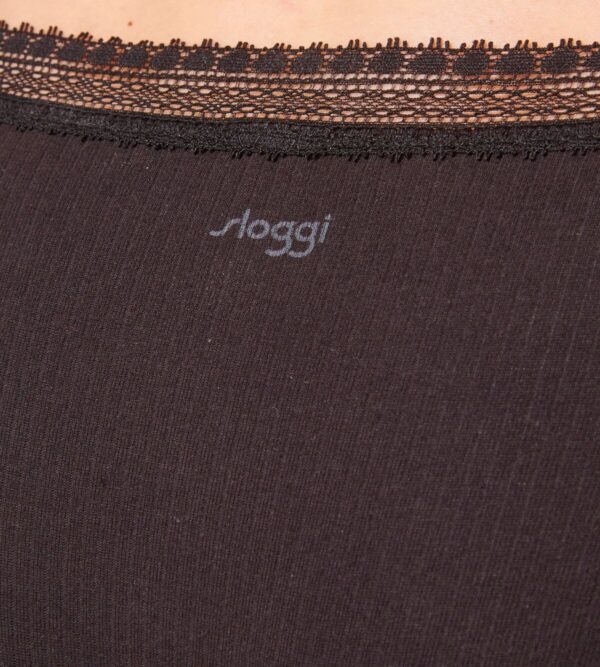SLOGGI GO RIBBED SLOGGI GO RIBBED HIPSTER C2P Черный