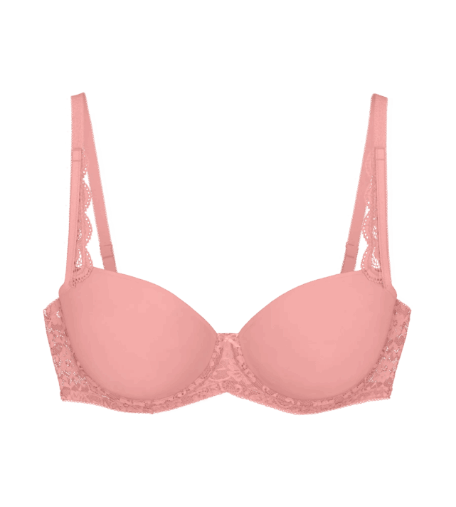 Бюстгальтер с косточками с плотными чашками