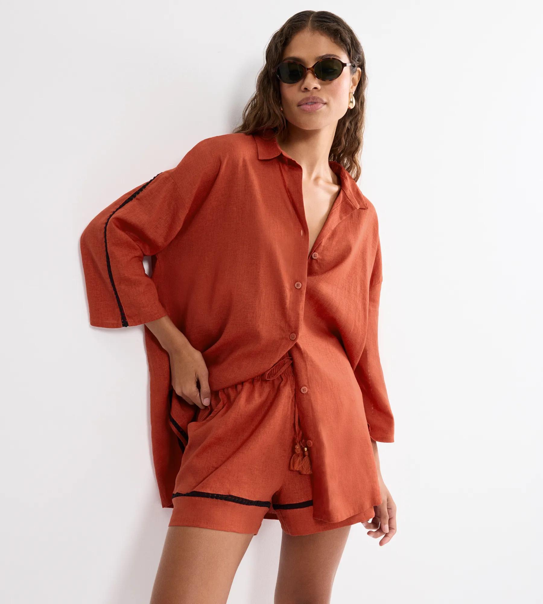 Рубашка пляжная