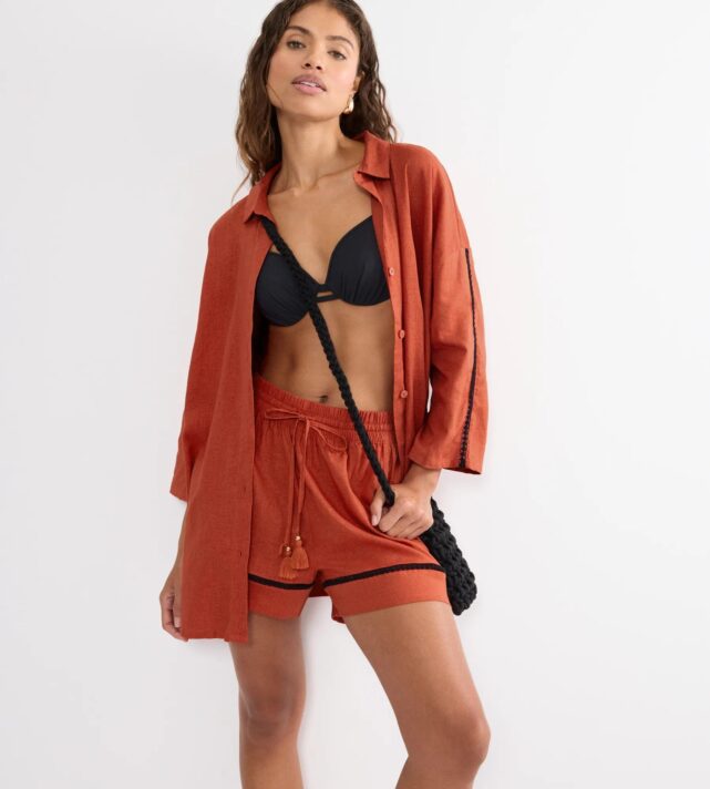 Шорты пляжные